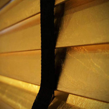 La Tappezzeria di Modena - veneziane Woodline foglia oro